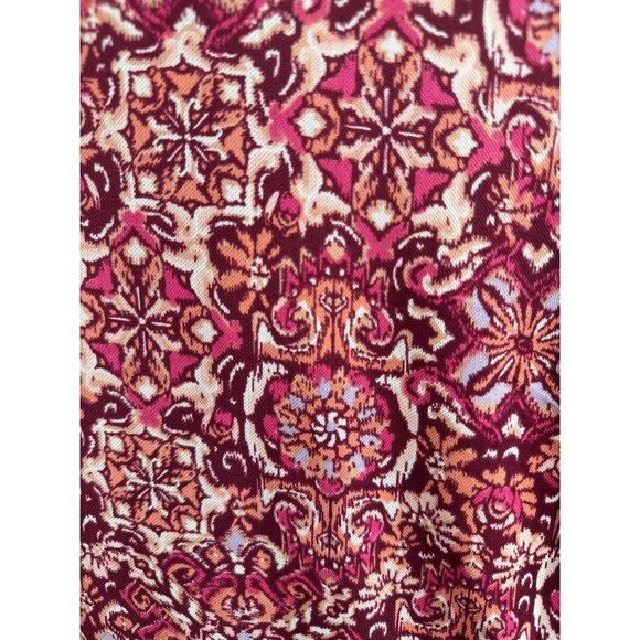 Fitted Long Sleeve Mesh Shirt With Bunched Sides Size Large- Junior Sizes Availa - Picture 8 of 8